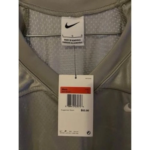 new mens nike football practice jersey sz‎ large​ - Picture 2 of 4